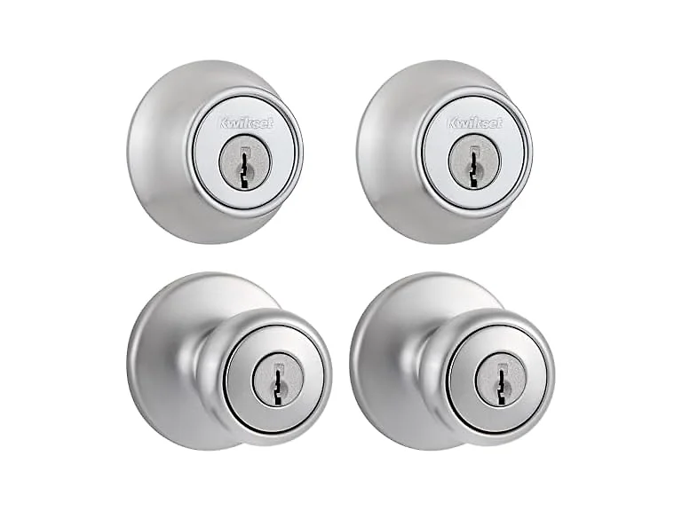 Tylo Front Door Knob & Deadbolt Set