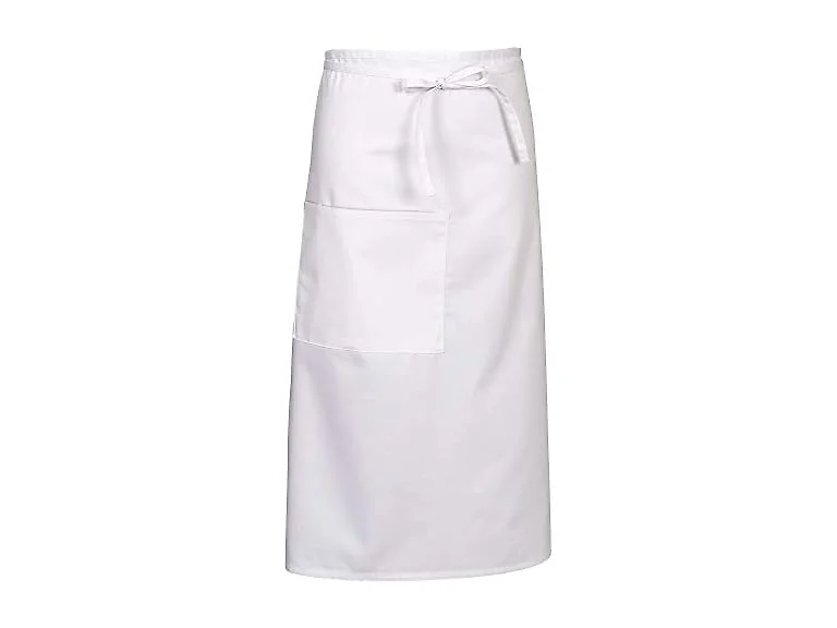FAME F24 Full Length Bistro Apron - White