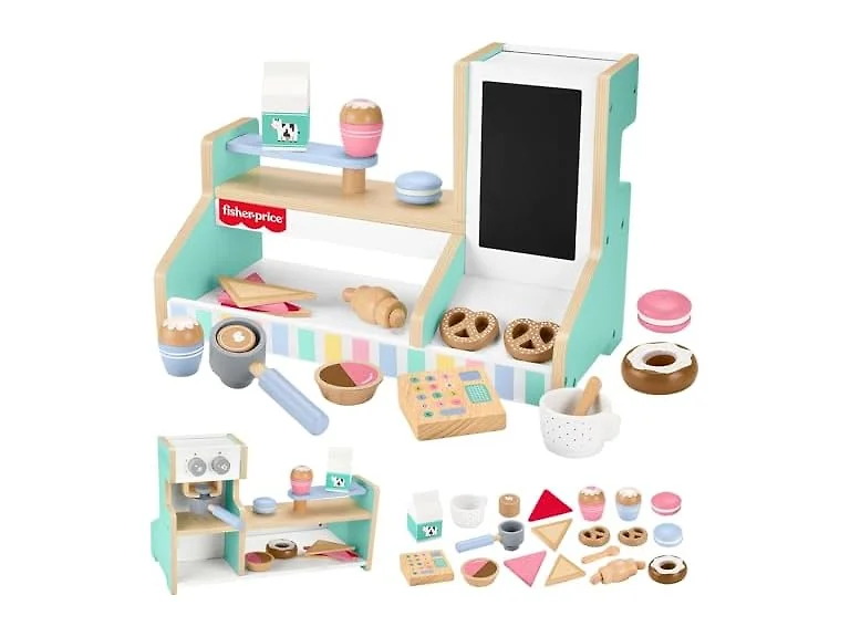 Fisher-Price Wood Pretend Play Coffee Shop