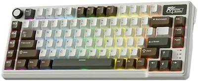 RK ROYAL KLUDGE L75, RGB, 2.4Ghz/BT/Wired, Silent Switch