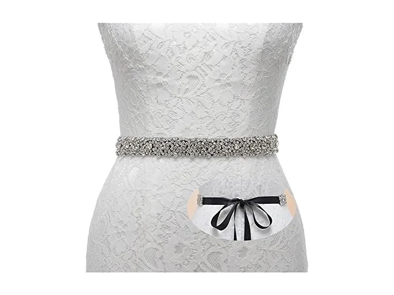 Sweetv Women Remedios Rhinestone Dress Black