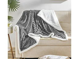Luxury Home CORDUROY SBLT-GRA-K King Oversized Sher
