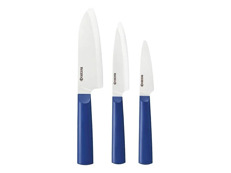 Kyocera 3-PC  Knife Set- 5.5" Santoku, 4.5" Utility and 3" Paring