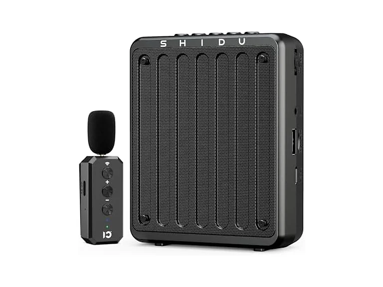SHIDU 20W Voice Amplifier Wireless Lavalier