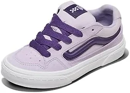 Vans Kids' Caldrone Shoe, 2-Tone Canvas/Suede Lilac Mist, 13.5