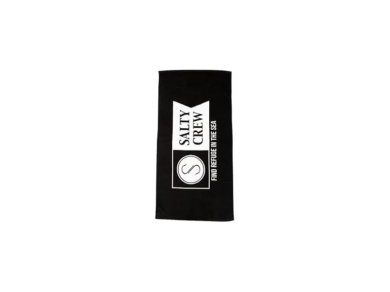 Salty Crew Alpha Refuge Towel Black OS