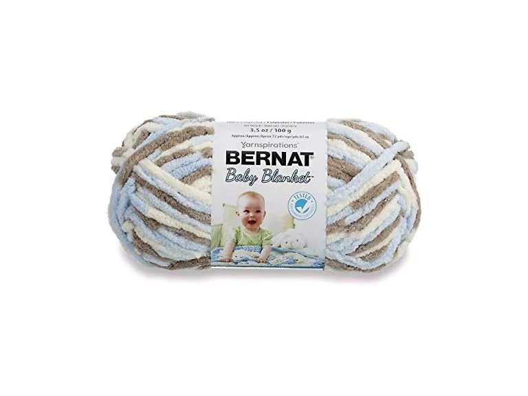 Bernat Baby Blanket Yarn, 3.5oz, Super Bulky
