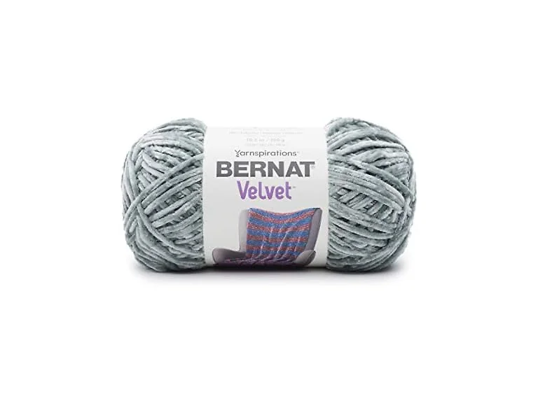 Bernat Velvet Yarn, 10.5 oz, 1 Ball, Smokey Green