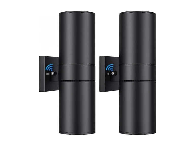 TOBUSA Modern Dusk to Dawn Outdoor Wall Lights