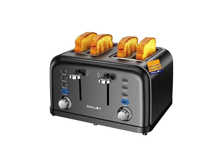 4 Slice Toaster w/ 7 Shade Settings