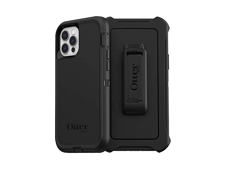 OtterBox iPhone 12/12 Pro Defender Case Black