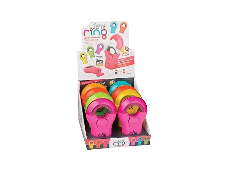 Serve Ring Eraser & Sharpener