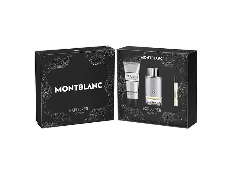 MontBlanc Explorer Platinum EDP Set for Men (Open Box)