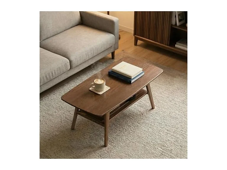Bamskov Bamskov Mid Century Modern Coffee Table: