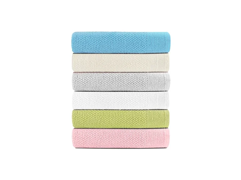 24 Piece Cotton Bath Towel Sets