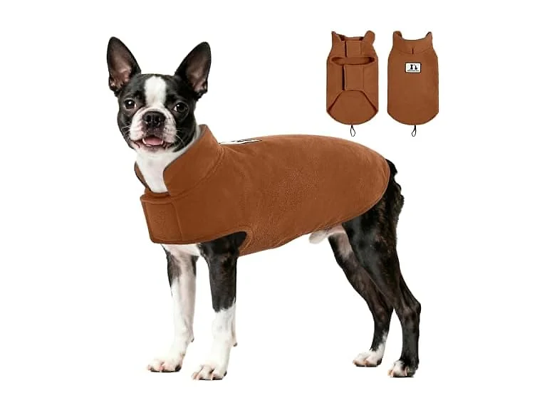 DENTRUN Reversible Dog Winter Coat, Windproof