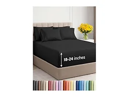 6 Piece Extra Deep Breathable Sheet Set