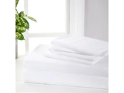 Bibb Home 2000 Count 6-Piece Bamboo Sheet Set with Suregrip