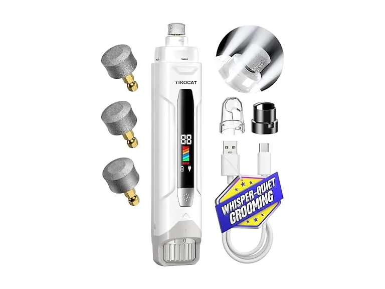 TIKOCAT Powerful Quiet Dog Nail Grinder