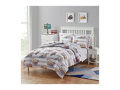 Kids Big Trucks Comforter Set