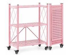 J&V Textiles 1390-PTPK 3-TIER Foldable 3-Tier Matte M