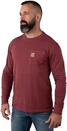 Field & Stream Men's Flush Out Long Sleeve Pocket Tee, Port, XX-Large