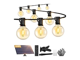 Brightever B0G4M6YNKP G40 Solar 200FT String Lights
