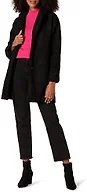 Amazon Essentials Women's Teddy Bear Fleece Oversized-Fit Lapel Jacket, Black, X-Large