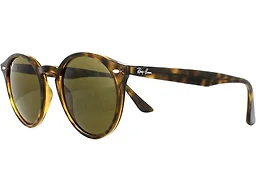 Ray-Ban RB2180 710/73 49 49-21-145 Ray-Ban RB2180 Round Sunglasses LIGHT HAVANADARK BROWNPOLICARBONATE STANDARD