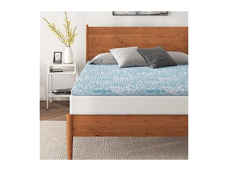 NapQueen 1.5in Swirl Gel Topper Twin