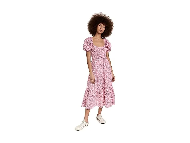 Moon River Women (S) Smocked Dress