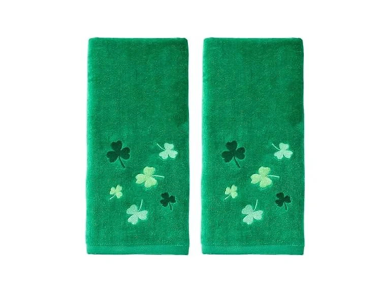 SKL Home St. Patrick's Day Tossed Shamrocks 100% Cotton