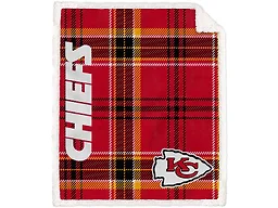 NFL Team Classic Plaid Throw - Kansas City Chiefs
