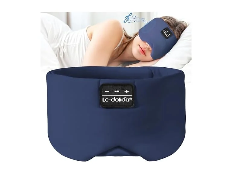 Silk Sleep Mask Bluetooth Headphone