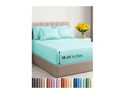 6 Piece Extra Deep Breathable Sheet Set