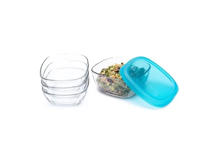 Libbey Serve It Glass Storage Bowls Set of 8