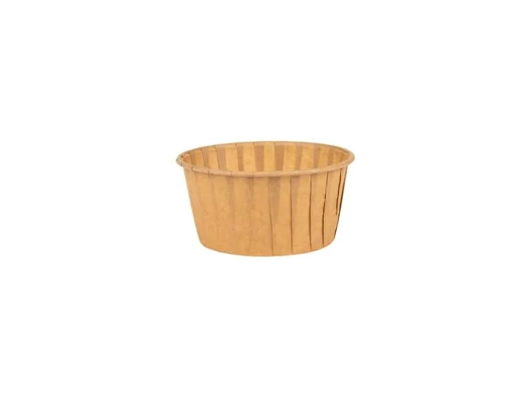Brown/White Pleated Baking Cups  Case Pack of 360 