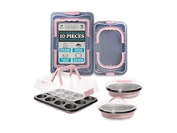 Country Kitchen DD-CHN-YBLID10 PNK 10 Pc Nonst
