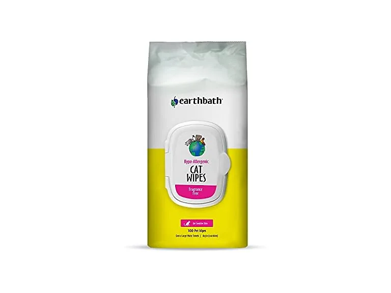 Earthbath Hypoallergenic Grooming Cat Wipes