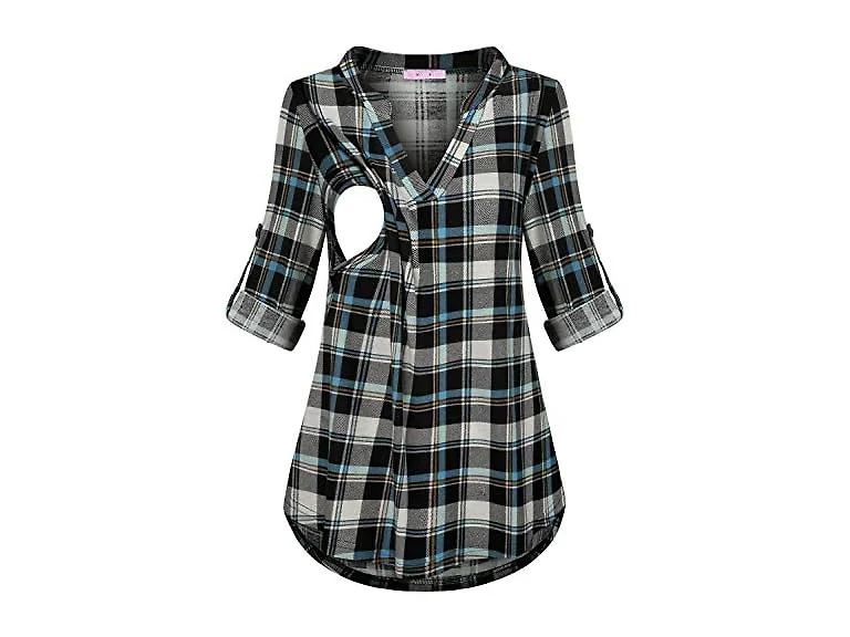 Joymom Women (M) Breastfeeding Tops Trendy Shirts