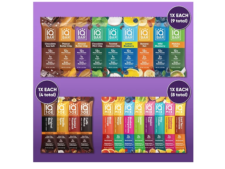 IQBAR Ultimate Sampler (9 Bars + 12 Sticks)