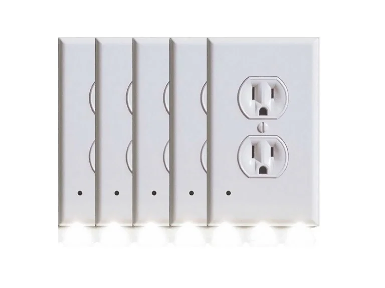 5-Pack Outlet Cover with Built-In LED Light