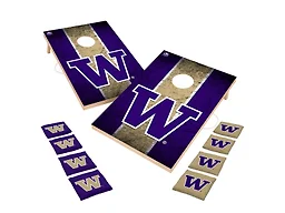 Escalade Sports FWD-ESC-COL-1021 College Team 2x3 Solid Wood Cornhole Washington Huskies 