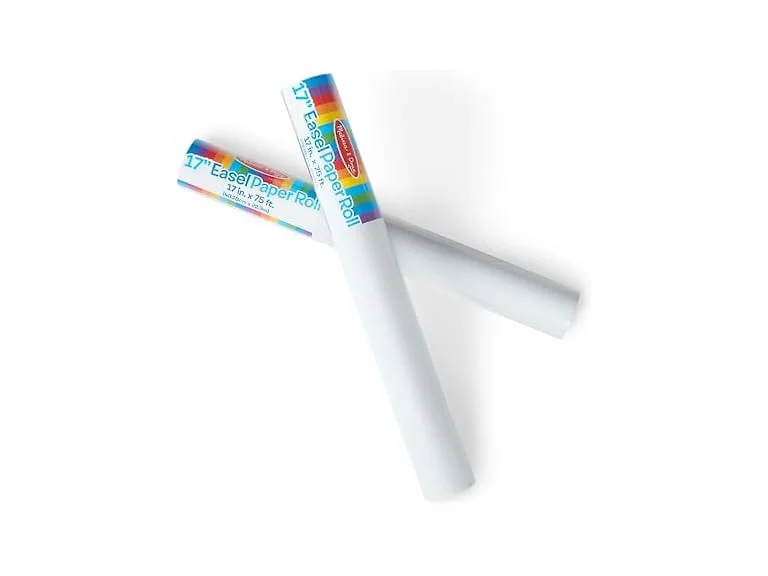 Melissa & Doug 18-Inch Easel Paper Roll 2Pk