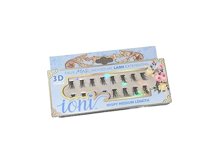 IONI Faux Mink Individual Lashes Medium 16 Count