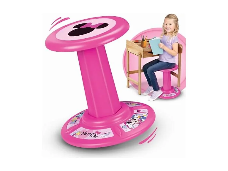 JAKKS Pacific Kid's Minnie Mouse Wiggle Stool Wobble Stool