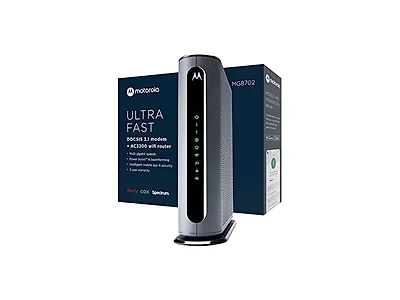 Motorola MG8702 Modem + Wi-Fi Router  (Open Box)