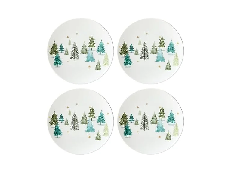 CAMBRIDGE Lenox Balsam Lane 4-Piece Accent Plate Set
