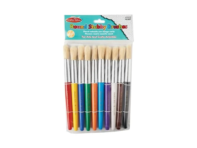 Charles Leonard Creative Arts Round Tip Paint Brushes