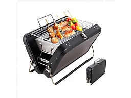QuickBite XT-KITC-1020BK Portable BBQ Suitcase Black
